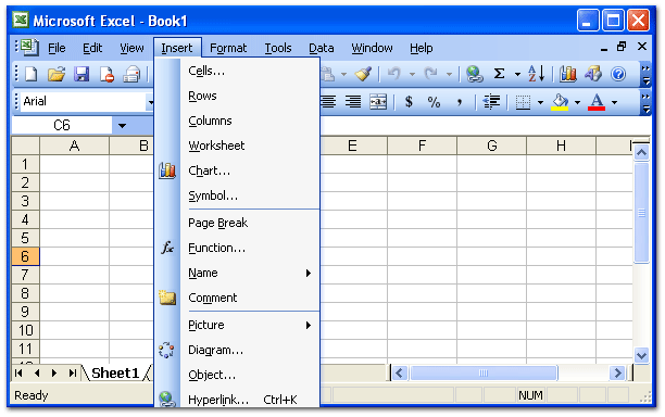 Microsoft Office Word 2003 Menus To Go