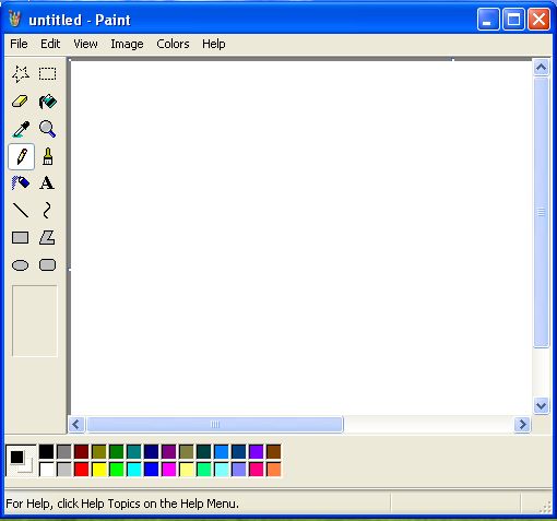 Windows Paint Program Vista