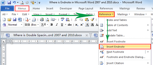 comment installer endnote dans word