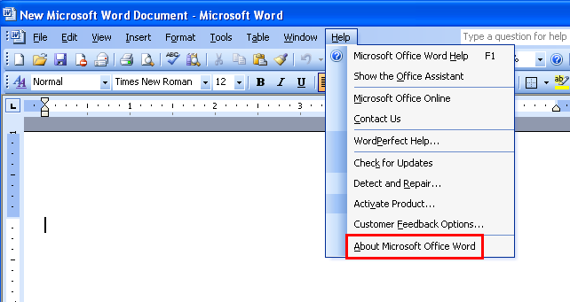 Microsoft Office Word 2003      -  5
