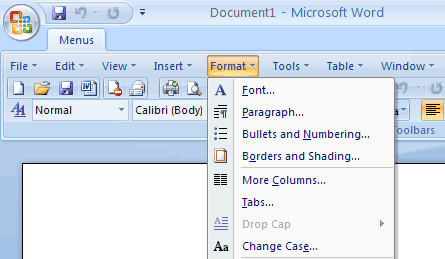 Classic Menu para Office 2007 B3.80.147
