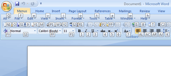 Demo of keyboard shortcuts