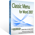 Box of Classic Menu for Word