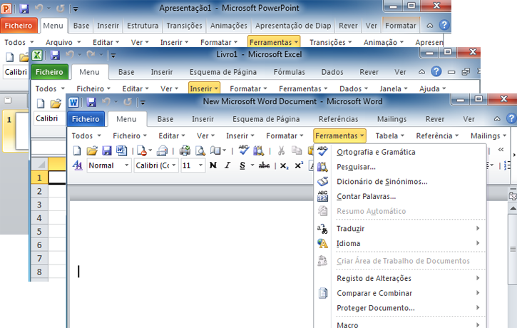 Classic Menu for Excel 2010