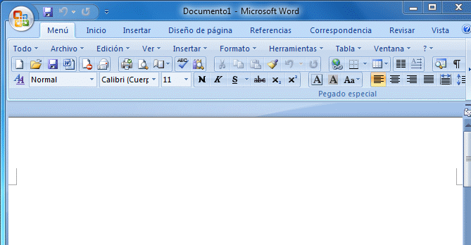 Menu Vista De Microsoft Word