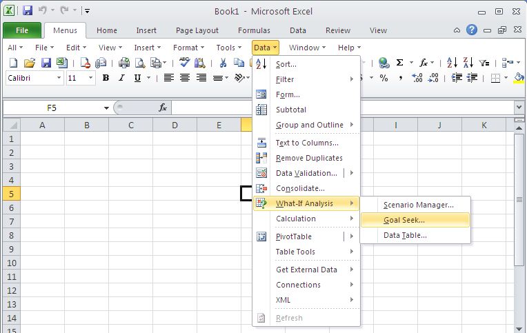 Classic Menu for Excel 2010 Screenshot