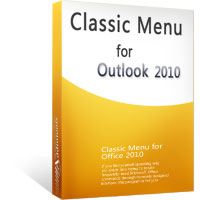 <box of Classic Menu for Outlook 2010