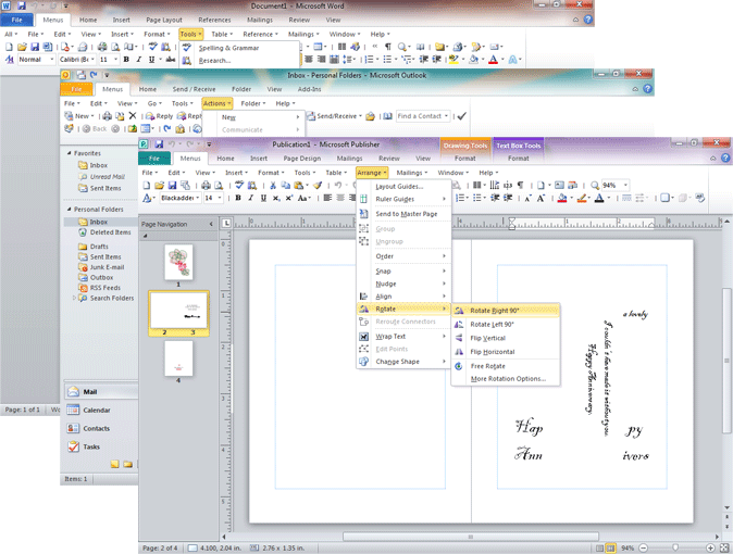 Classic Menu for Office 2010 and 2013 screenshot