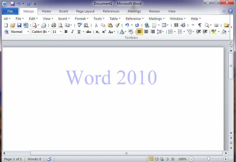 Microsoft Word 2010   -  6