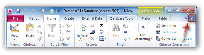 Where Is The Help In Microsoft Access 07 10 13 16 19 And 365
