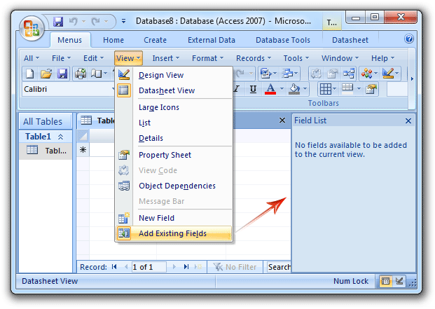 Where Is Field List In Microsoft Access 07 10 13 16 19 And 365