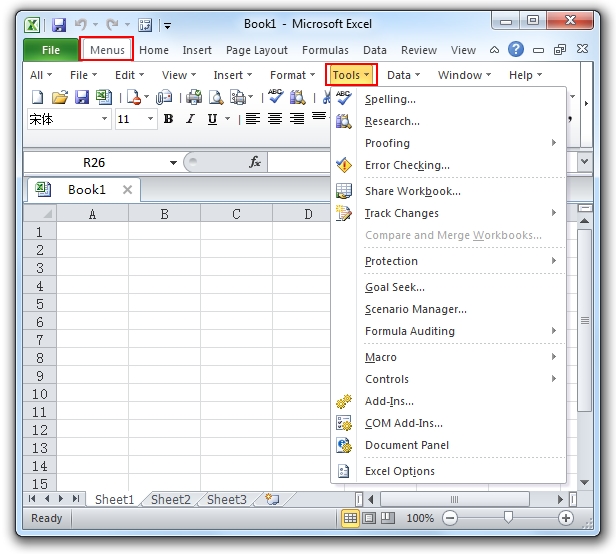 Tool Tab