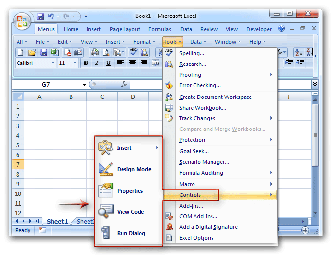 Where Is Control Toolbox In Microsoft Excel 07 10 13 16 19 And 365