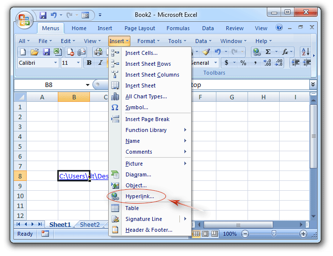 Where Is The Edit Hyperlinks In Microsoft Excel 2007 2010 2013