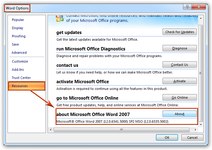 Where Is About In Microsoft Office 2007 2010 2013 And 365