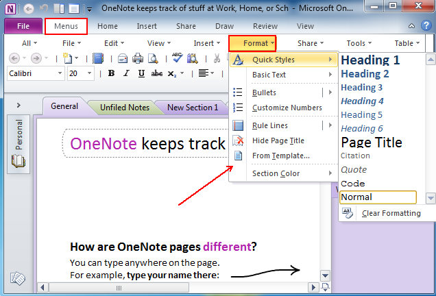 Office 2010 Onenote Office 2010 Onenote