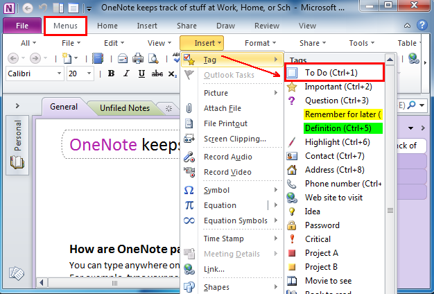 microsoft office todo list