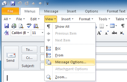 Classic Menu for Outlook 2010