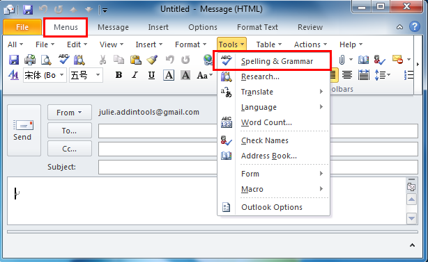microsoft word 2010 spell check not working