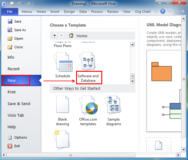 Where Is The Uml Model Diagram In Microsoft Visio 10 And Visio 07