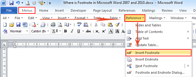 endnote toolbar in word 2013