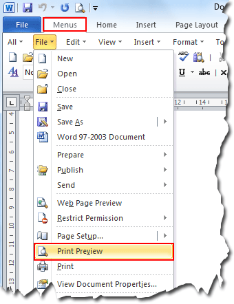 Where is the Print Preview in Microsoft Word 2007, 2010, 2013, 2016, 2019 and 365 Where Is The Print Preview In Microsoft Word 2007, 2010, 2013, 2016, 2019 And 365