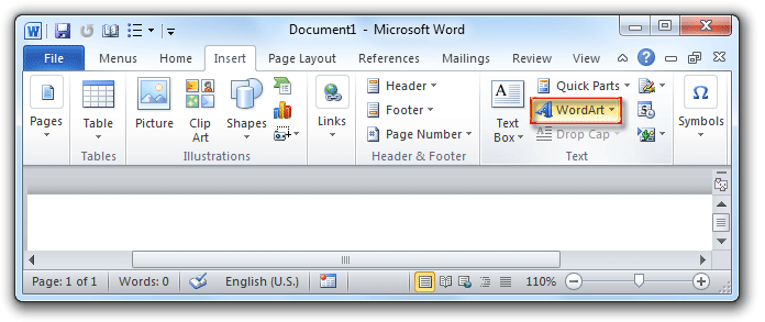 Where is the WordArt in Microsoft Word 2007, 2010, 2013, 2016, 2019 and 365 Where Is The Wordart In Microsoft Word 2007, 2010, 2013, 2016, 2019 And 365