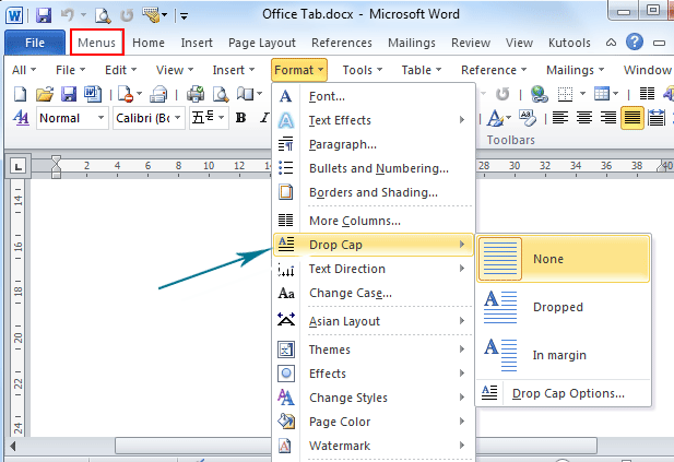 How To Drop Cap In Microsoft Word 10 And 07 How To Drop Cap In Microsoft Word 10 And 07
