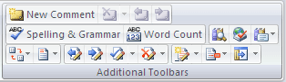Additional toolbars