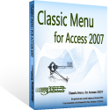 Box of Classic Menu for Access 2010
