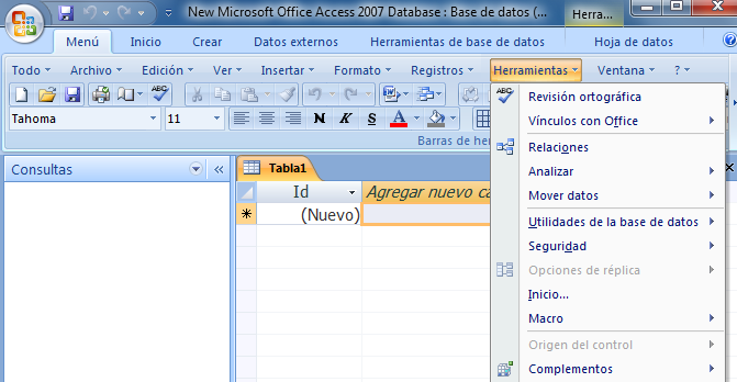 Mostrar menús clásicos y barras de herramientas en la cinta de opciones de  Office 2007