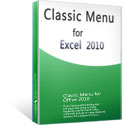box of Classic Menu for Excel 2010