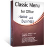 Classic Menu for Office Home and Business 2010