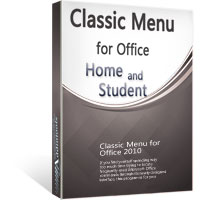 box of Classic Menu for Office Home and Student 2010