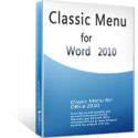 box of Classic Menu for Word 2010