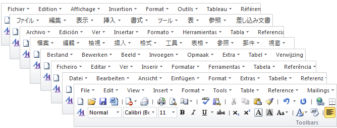 Show Classic Menus in Microsoft Office Home and Business 2010 