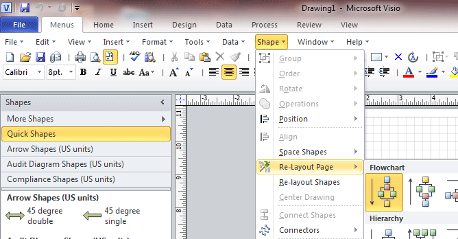 Where Is The Tools Menu In Visio 10 13 16 19 And 365